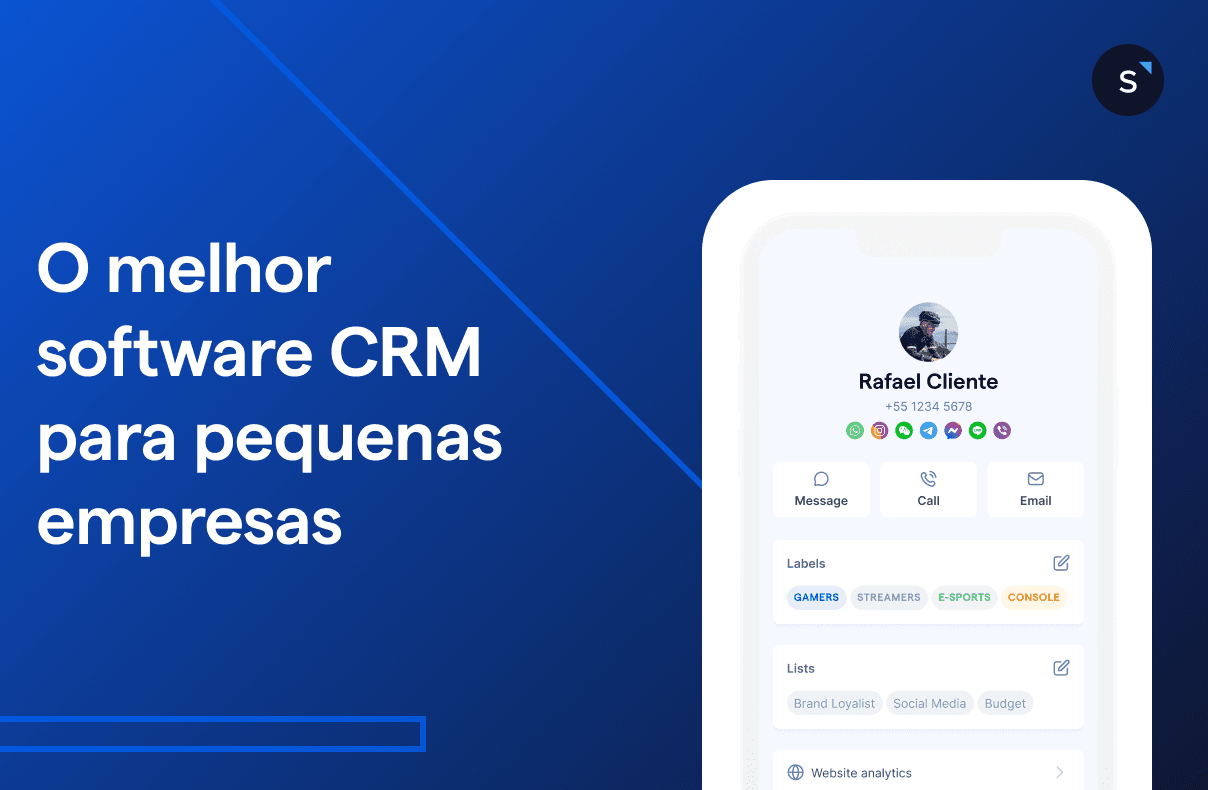 A Melhor Solução de CRM para Pequenas Empresas