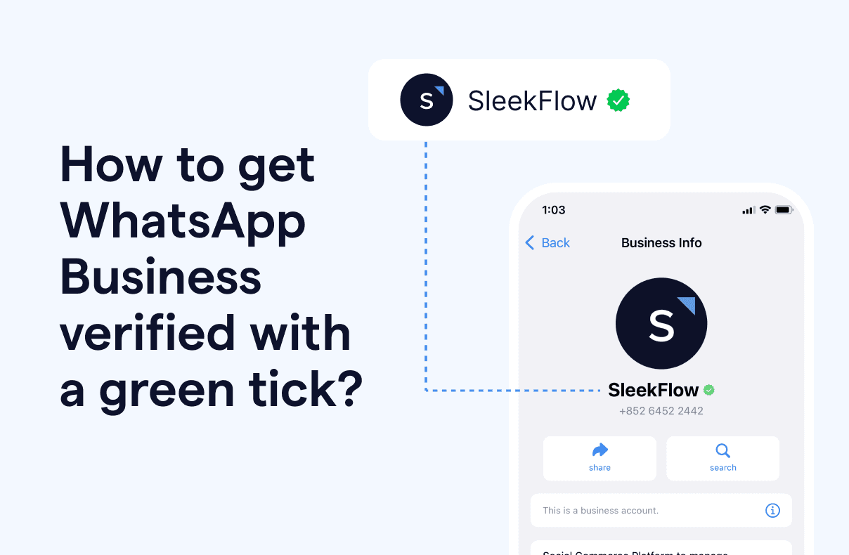 الحصول على علام التحقق الخضراء (green tick) على حسابك على واتساب أعمال