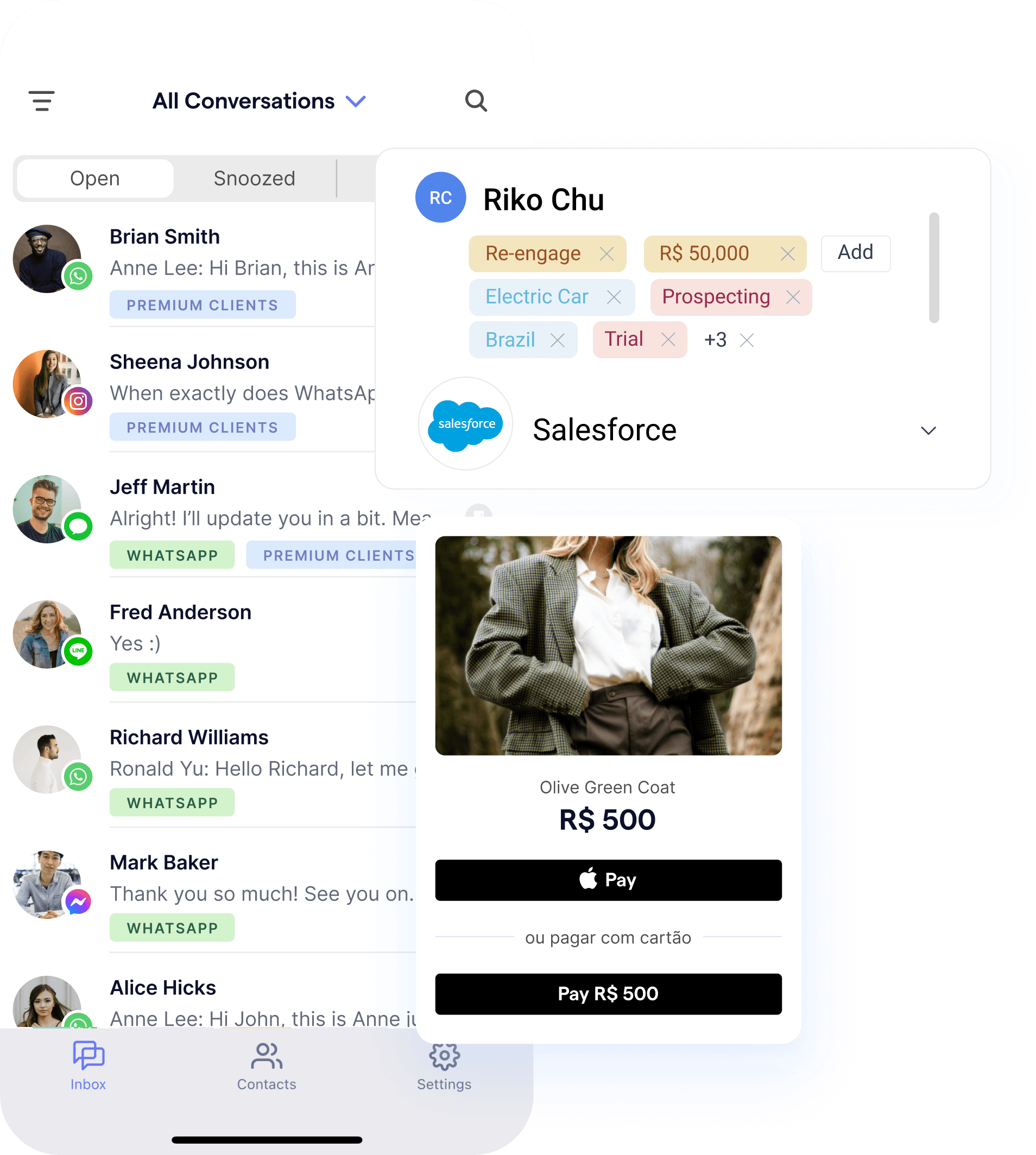 #1 Messagebird Alternative SleekFlow Mobile App