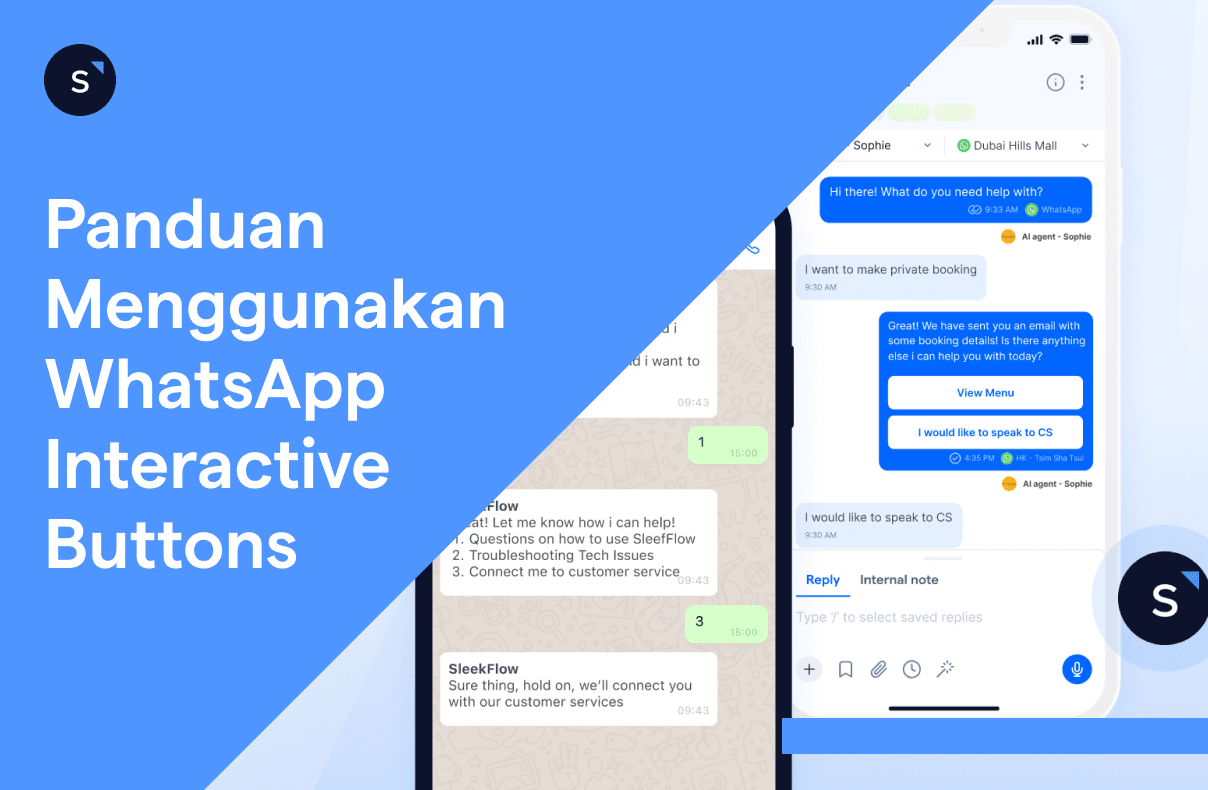 WhatsApp Interactive Button SleekFlow