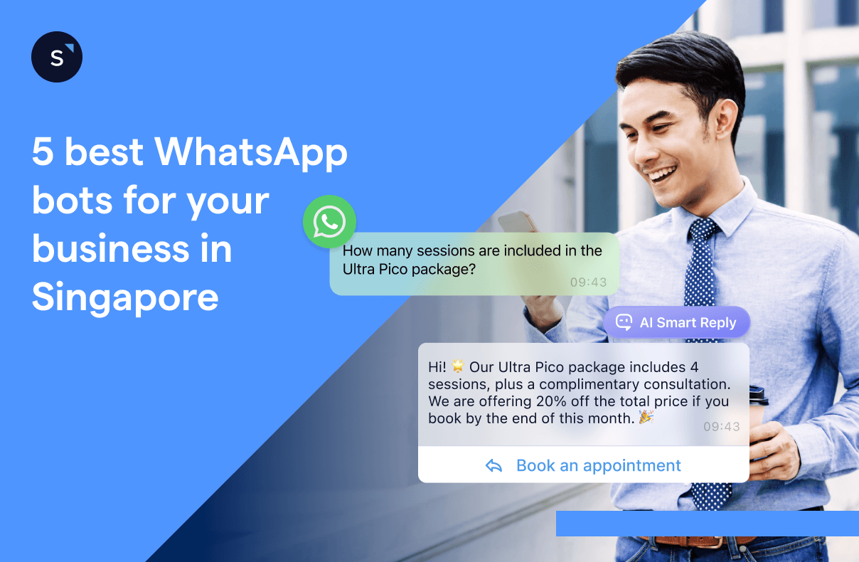 5 best WhatsApp bots for your business in Singapore