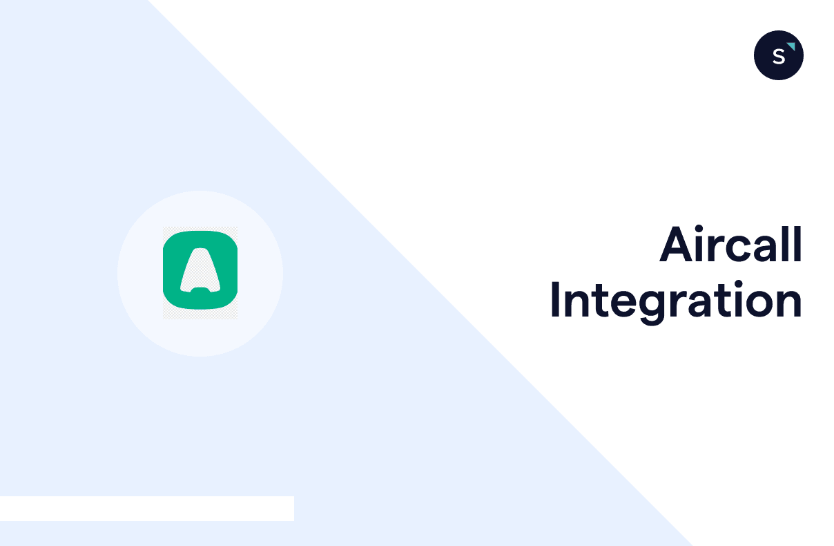 aircall integration logo in a blog cover photo