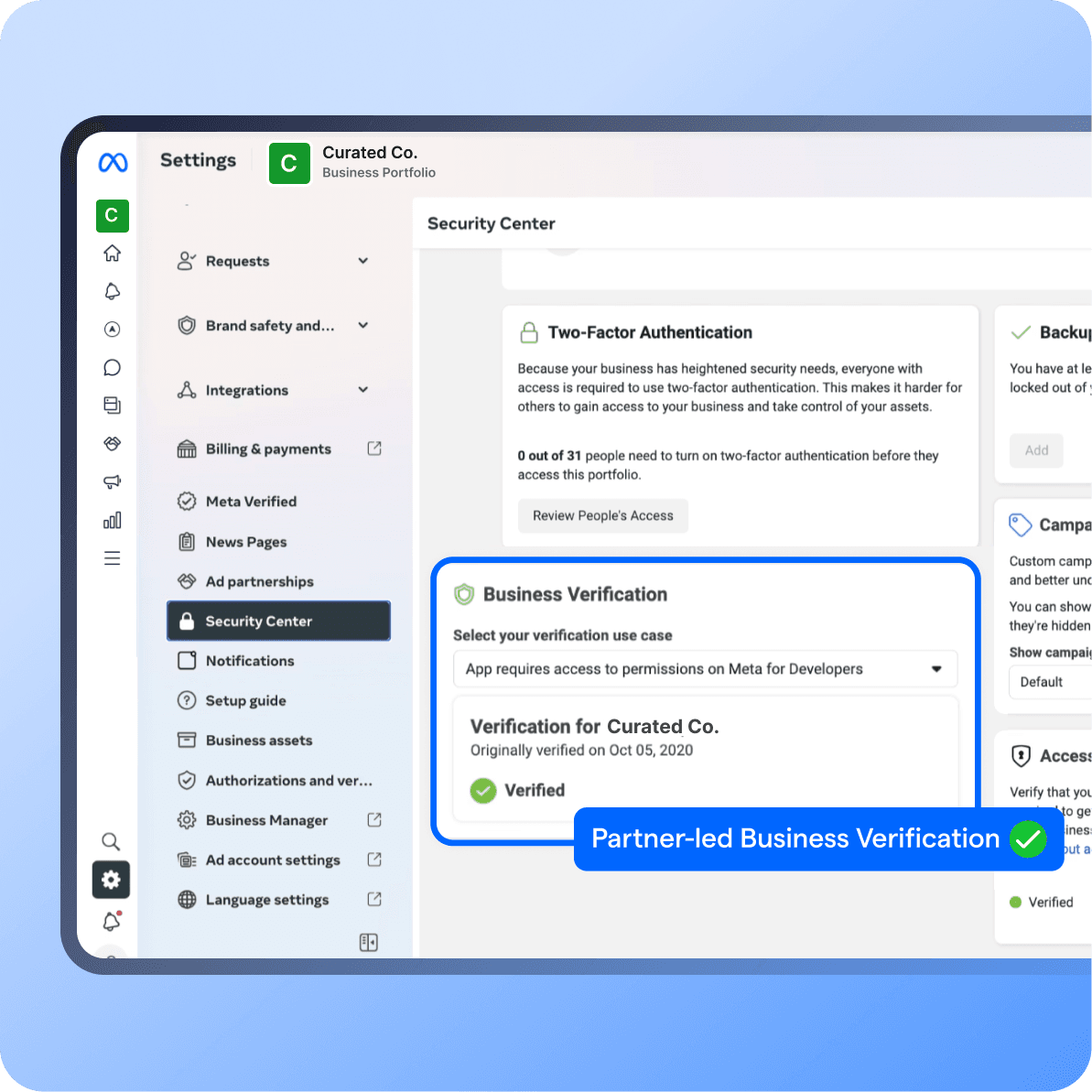 whatsapp channel page - meta verification