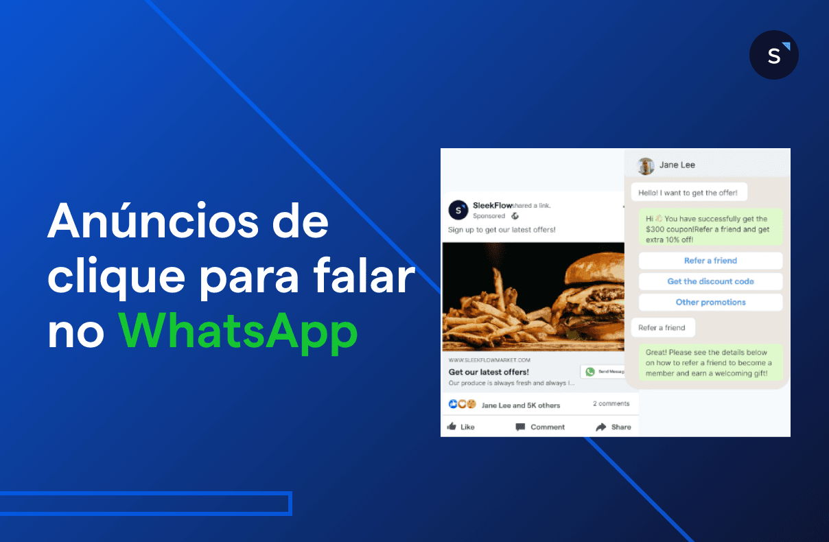 Anúncio de click to WhatsApp