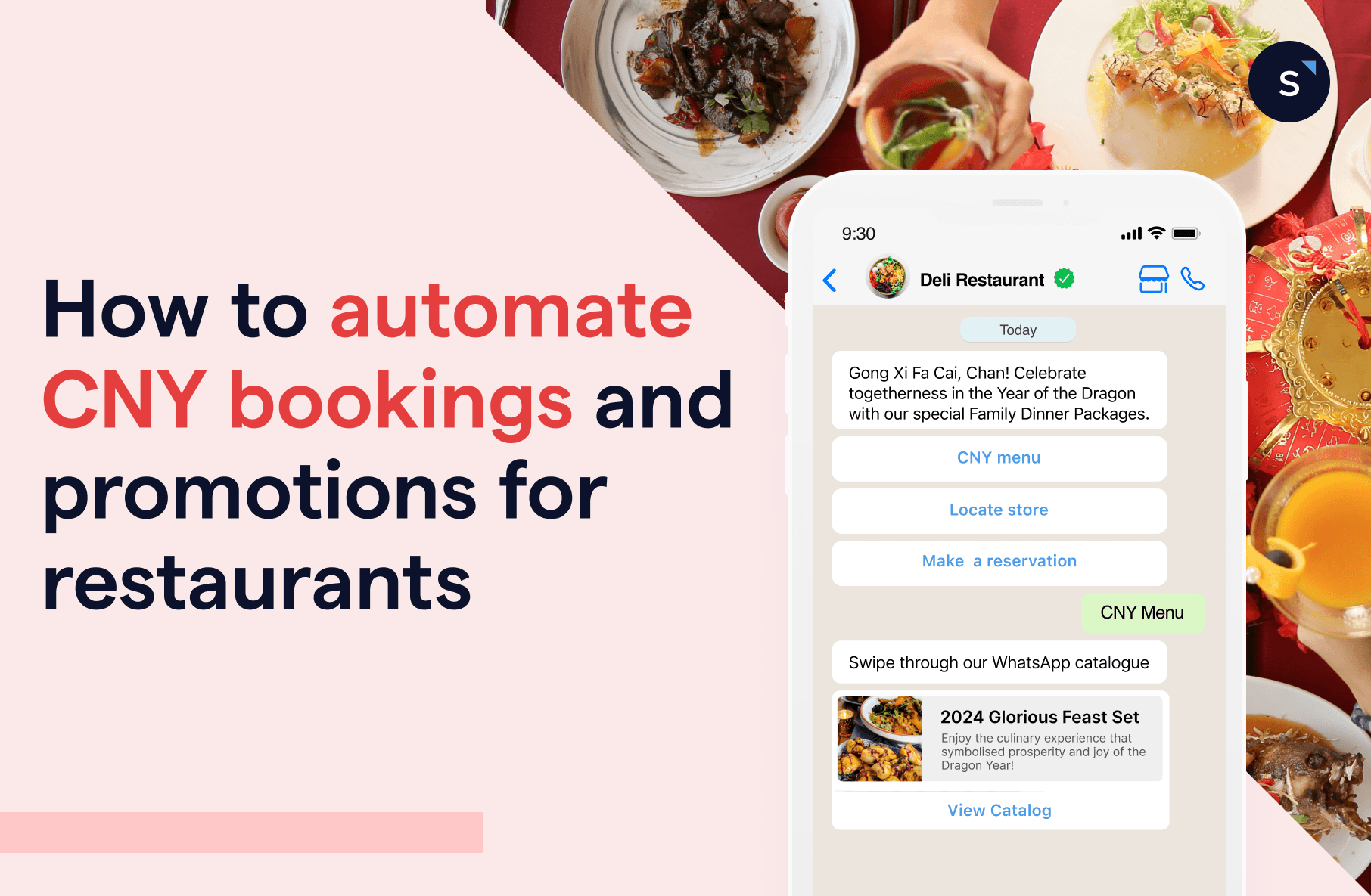 How to automate CNY bookings and promotions with WhatsApp for restaurant